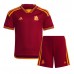 AS Roma Paulo Dybala #21 Fotballklær Hjemmedraktsett Barn 2023-24 Kortermet (+ korte bukser)